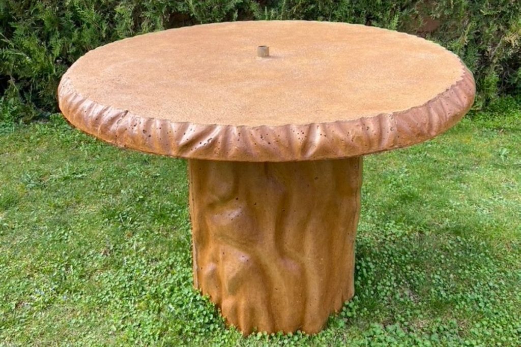 Beton kerti asztal, kerti bútor